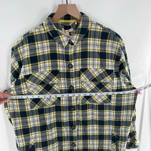 New! Barbour Lunan Plaid Button Down Dress Size US 10 - Picture 11 of 11